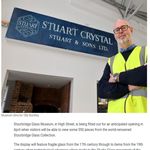 Ollie Buckley with Stuart Crystal Sign 4.2.22