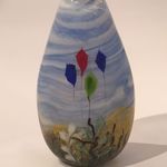 Frankie Valli’s Doodle made into a glass vase