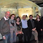 Graham, Karin, Lynn, Brian, Ian, Kari and Larry at Frauenau Glass Museum
